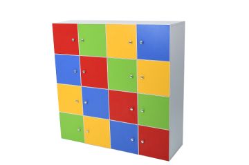 16 Kapaklı Öğrenci Dolabı