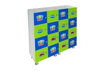 16 Kapaklı Öğrenci Dolabı