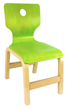 Rainbow Renkli Ahşap Sandalye