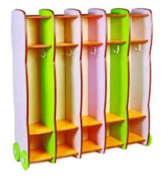 Vestiyer (5 Bölmeli)