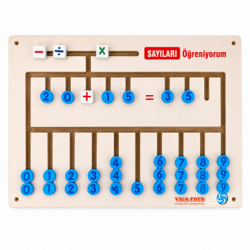 Duvara Monte Matematik Seti
