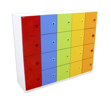 Öğrenci Dolabı(20 Kapaklı) (150x35x120)