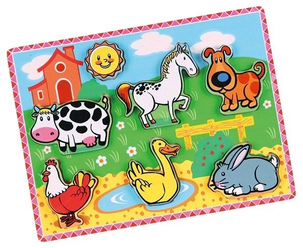 3D Çiftlik Hayvanları Puzzle