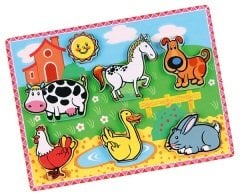 3D Çiftlik Hayvanları Puzzle