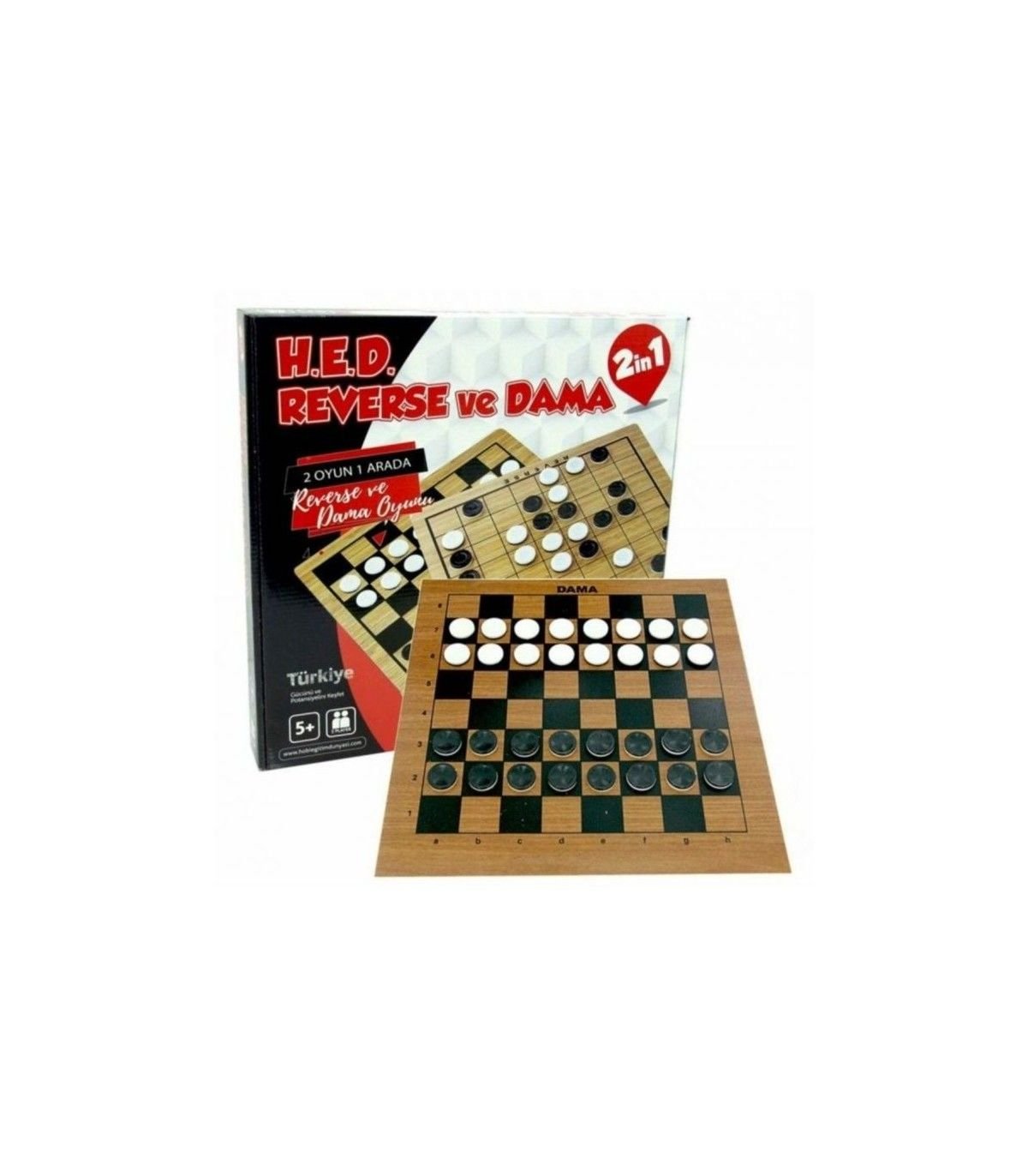 Reversi ve Dama 2 in 1