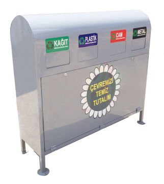 Çöp Kutusu 1 (Cam, Kağıt, Plastik, Metal)  TRASH BIN